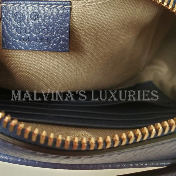 GUCCI BAG 449413 MINI BREE CROSSBODY CAMERA CASE GG GUCCISSIMA LOGO CANVAS - Picture 12 of 16